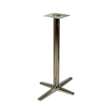 Oak Street Mfg B522CHRBAR 5 in x 22 in Chrome Bar Height Table Base