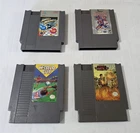 T-228 VINTAGE NINTENDO NES LOT - MARBLE MADNESS BLADES OF STEEL OPERATION WOLF