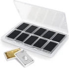 Silver Bar Holder 1 Oz Silver Bar Case 20 Pcs Silver Bar Capsule Storage Bar Cap