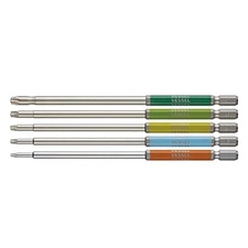 GS5P-34 New Gs5P34 Gosai Bit Color Coded Vessel 1 4" Driver Torx 5 Size Set
