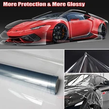 10FT Car Hood Flexible Transparent Protective Decal Paint Vinyl Wrap Sticker AX