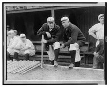 8" x 10" Photo 1915  Grover Cleveland Alexander & manager Pat Moran