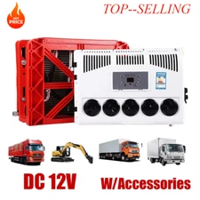 12V 12000 BTU Truck Cab Air Conditioner Split A/C For Semi Trucks Bus RV Caravan