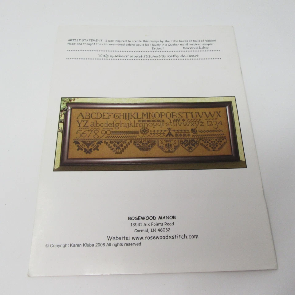Квакеры и одеяла из палисандра усадьба вышивка крестиком диаграмма узор книга S-1168 - Изображение 3 из 4