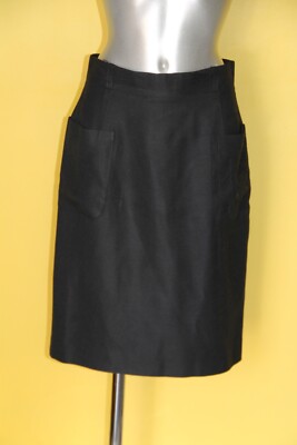 adorable jupe droite noir LOUIS FERAUD taille 44 fr EXCELLENT ÉTAT