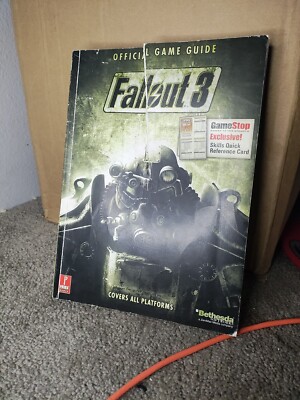Fallout 3 Official Game Guide 2008 Bethesda All Platforms without Map poster