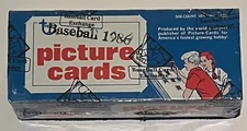1986 Topps Baseball Vending Box BBCE Wrapped FASC From A Sealed Case