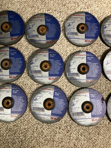 Sait grinding wheel 4x1/4x3/8 type 27 20112 USA lot of 19 - Picture 6 of 9