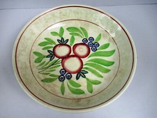 Ancien Spongeware Plaque Bol Pulm Fruit Société Céramique Maestricht Hollanan "