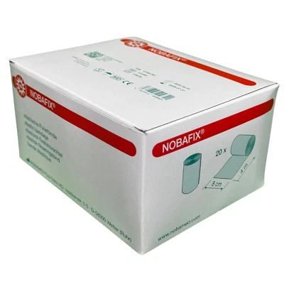 Nobamed Nobafix elastische Fixierbinden Mullbinden 20 Stück (8 cm x 4 m)