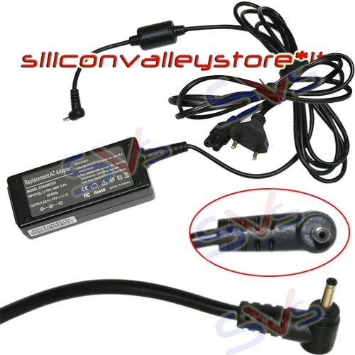 SILICONVALLEYSTORE Alimentatore EXA0901XH Asus Eee PC R105D, VX6 Lamborghini