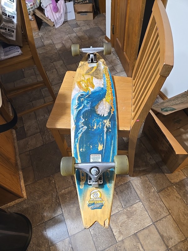 Sector 9 Longboard Slabs Of The World Skateboard With Mission 1 Gullwing Trucks