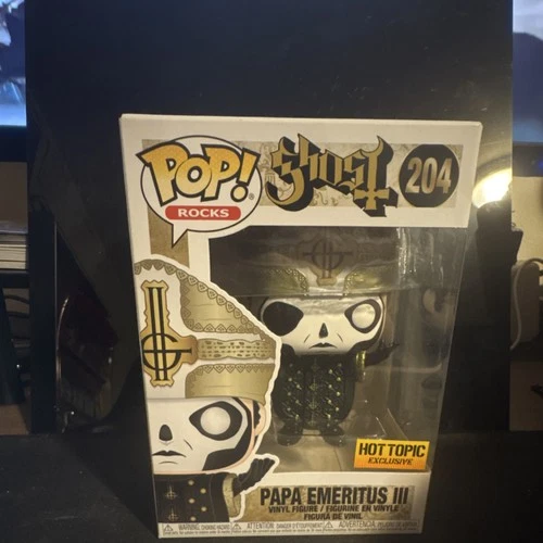 Funko Pop! Rocks Ghost Papa Emeritus III Hot Topic Exclusive Vinyl Figure #204