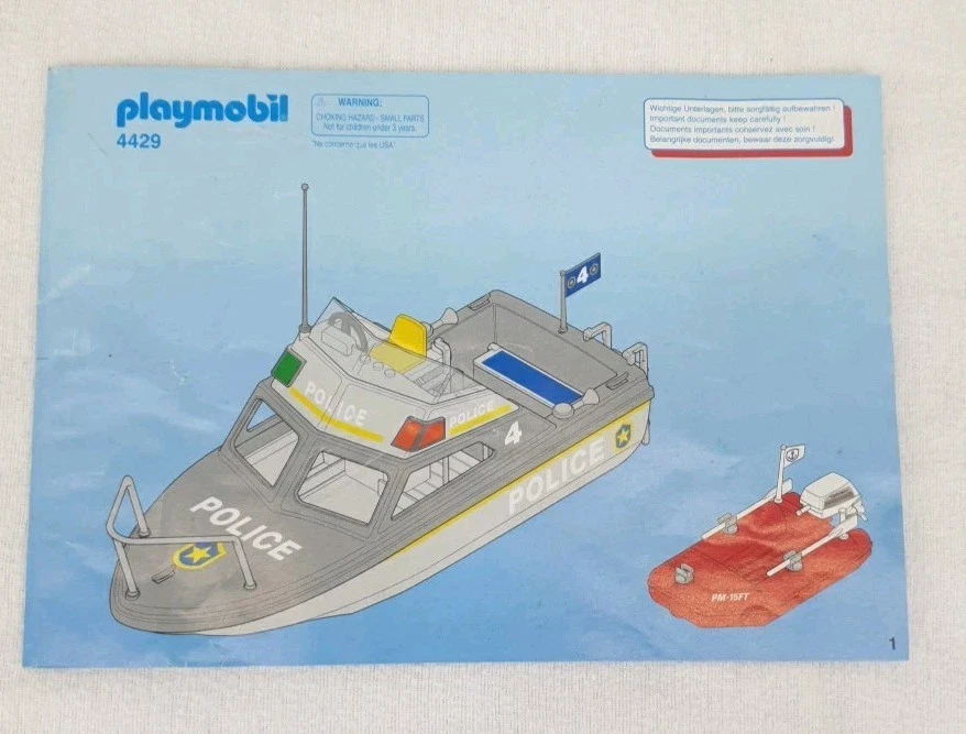 PLAYMOBIL PIÈCE 4429/ Bateau Police/ Ordinateur + Clavier EUR 2,99 - PicClick FR