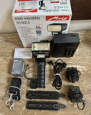 Metz Mecablitz System 60 CT-4 SCA 300 Outfit Pro Flash. Untested 