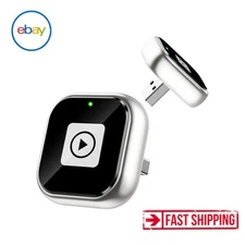 ENOMIR Wireless CarPlay Adapter 2025 Upgrade, Plug & Play CarPlay Adapter Wired 