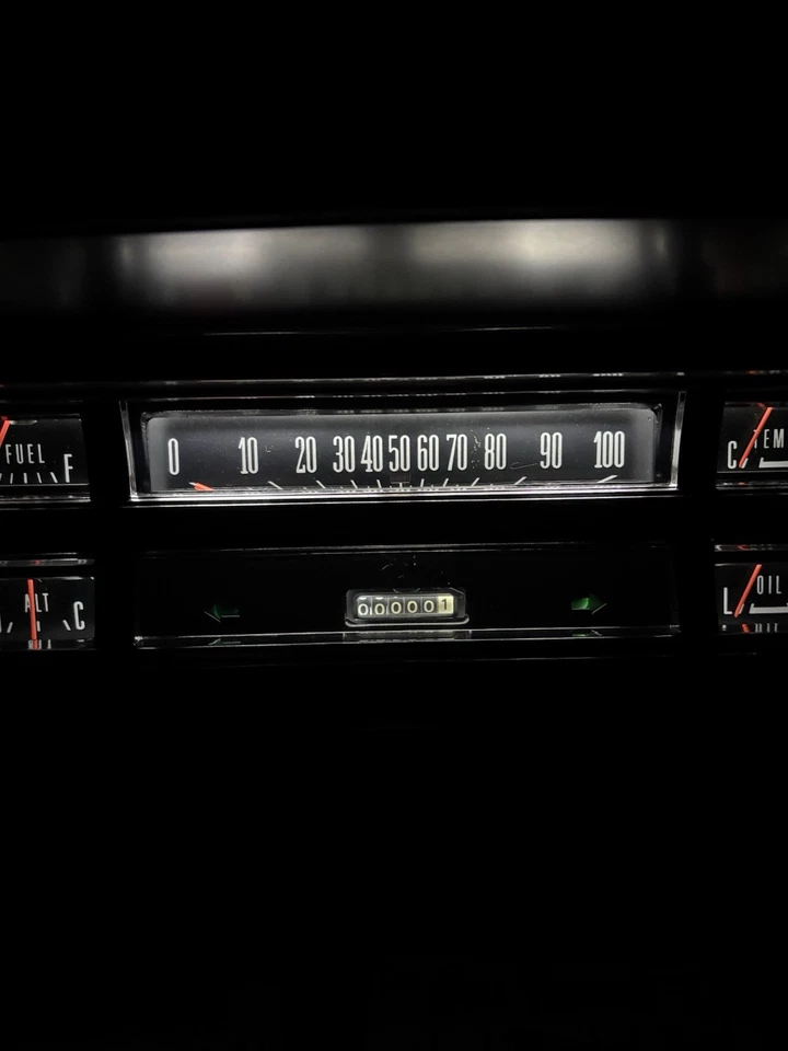 #409 1970 Somente painel reconstruído medidor cluster f100 f250 f350 Ford caminhão pára-choque - Imagem 3 de 4