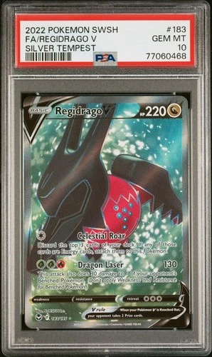 REGIDRAGO V Silver Tempest Ultra Rare #183 PSA 10 Pokemon [Nostalgium]