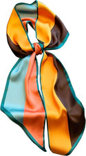 Head Scarf Hair Neck Scarves For Women Purse Bag Scarfs For Handbags Silky Long