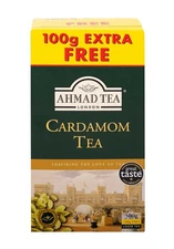 Ahmad Tea Black Tea, Cardamom Loose Leaf, 454g - Caffeinated & Sugar-Free 