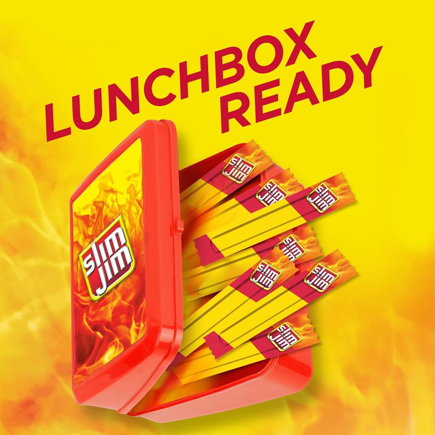 Slim Jim Original Smoked Snack Sticks 0.44 Ounces, 100 Per Box FREE SHIPPING USA