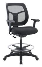Seating Apollo Drafting Stool, Black