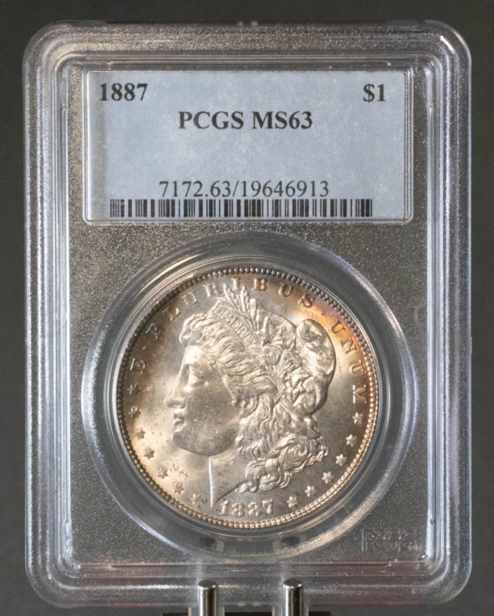 MS 63 Graded 1887 Year Morgan US Dollars (1878-1921) for sale | eBay