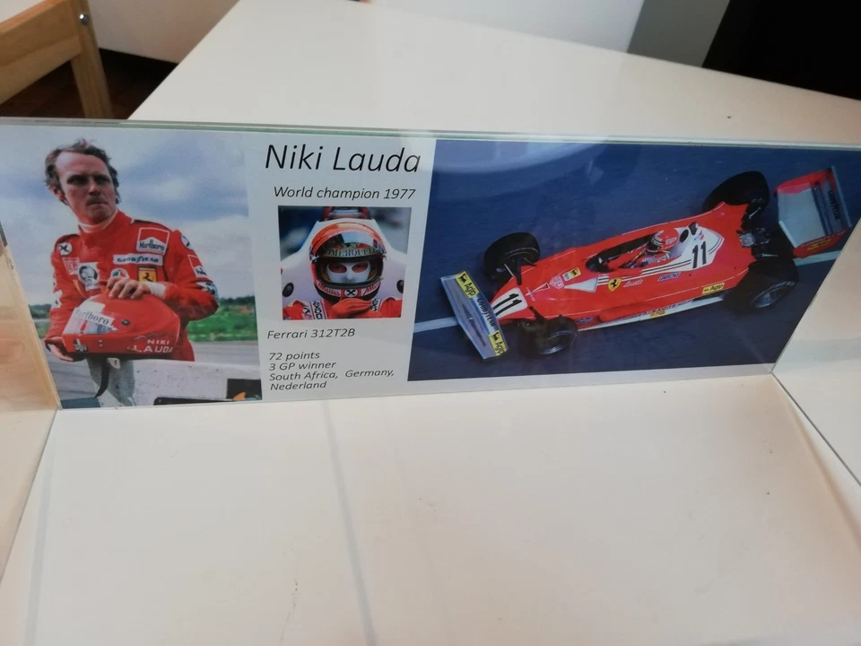 1:18 Ferrari 312 T2B Niki LAUDA champion 1977 OVP +Vitrine - Bild 2 von 4