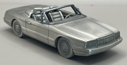 1987 Cadillac Allante Promo Danbury Mint Dist Svc 1/38 Pewter XLNT no box