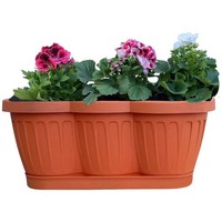Blumenkasten Balkonkasten Pflanzkasten 40 Cm Terrakotta BewäSserungsuntersetzer