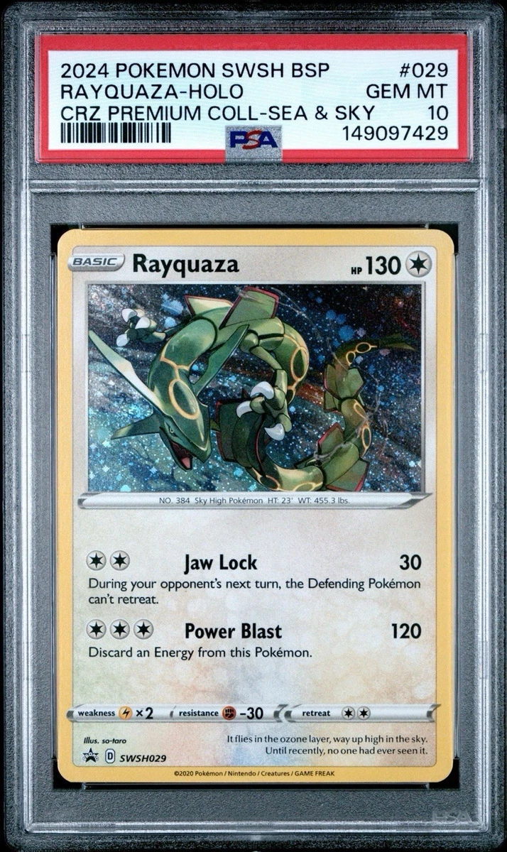 Rayquaza Pokémon TCG Professional Sports Authenticator (PSA) Grade