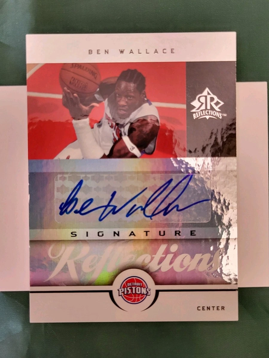 Upper Deck Ben Wallace Basketball Serial Numbered Sports Trading