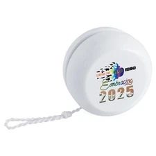 'New Beginnings for a Bright 2025' Retro Style Yo-Yo (YY00045827)