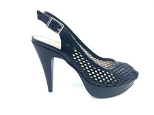 4075 Belfagor Black Gastone Lucioli Slingback Pumps