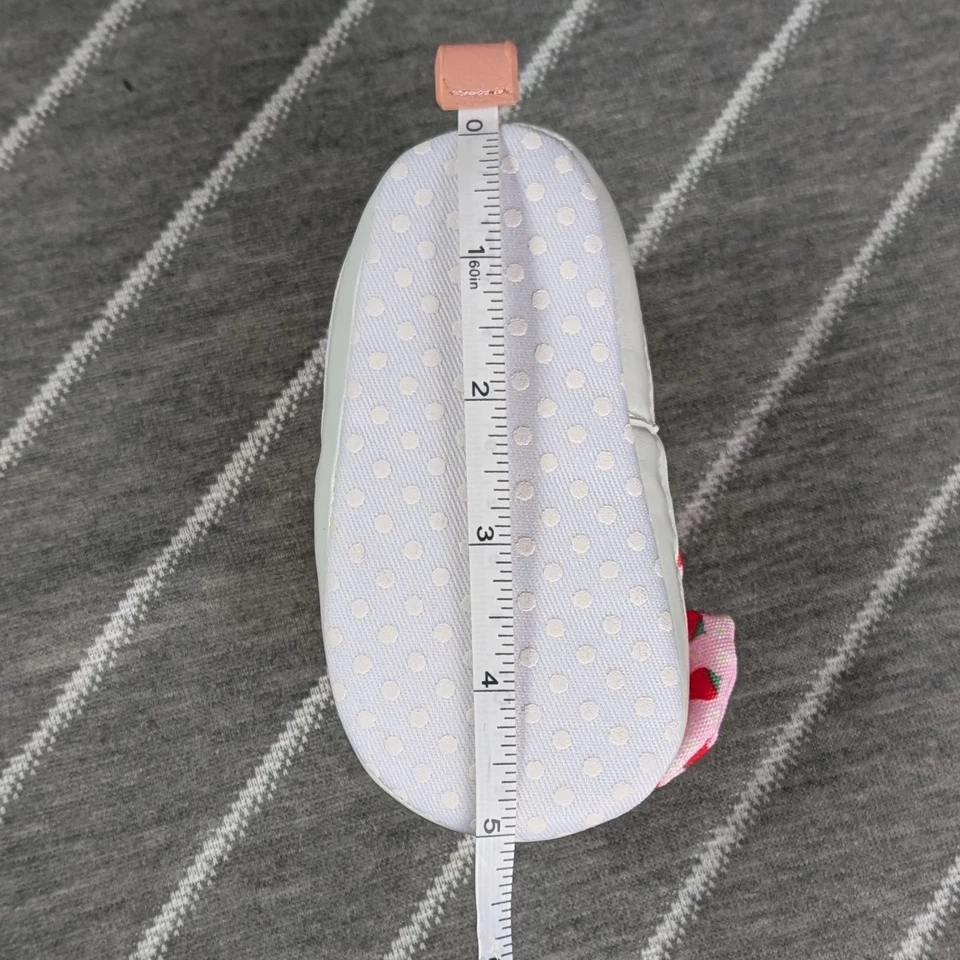 Bebé Niño Niñas Zapatos Talla 13 Estampado Fresa Nuevo Con Etiquetas Foto 4 de 4