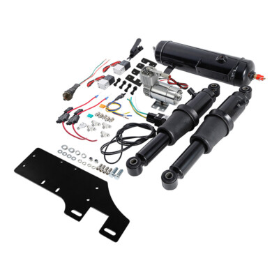 #ad #ad Rear Air Ride Suspension W Air Tank Fit For Harley Touring Electra Glide 94 25 $307.99