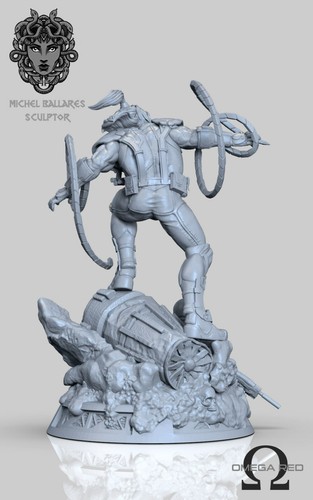 Omega Red Sculpture(300mm)/3D Printed/Unpainted/Unassembled - Picture 4 of 8