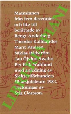ANDERBERG Bengt - KALLIFATIDES Theodor et al. - Matminnen fran fem decennier o