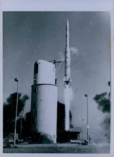 1967 French Rocket DIAMANT Satellite Launch Press Photo