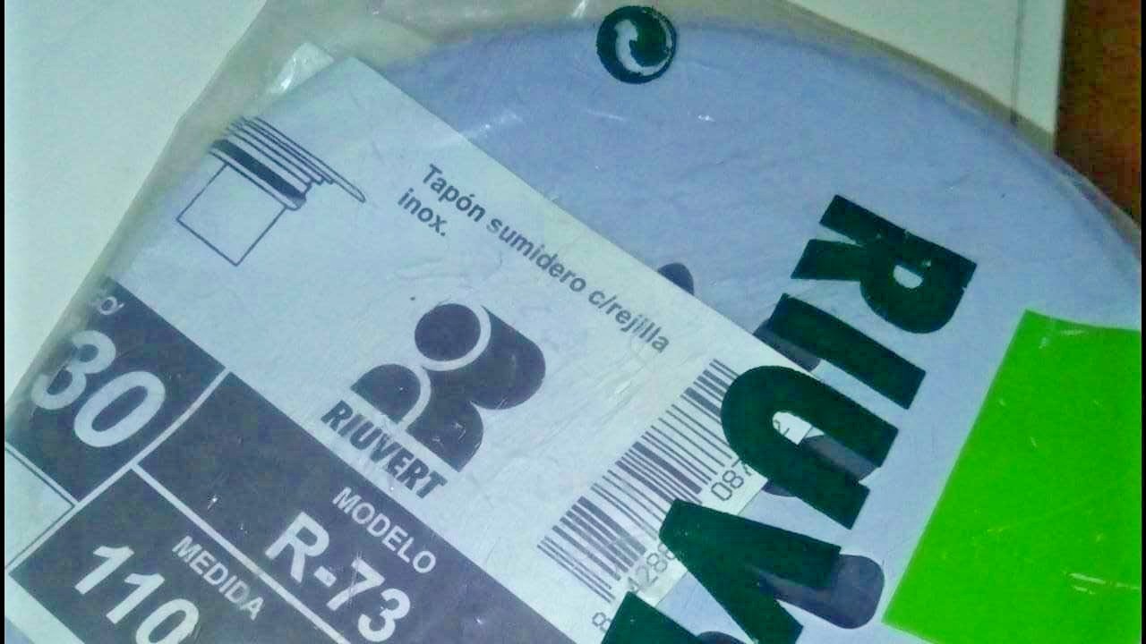 Tapon sumidero con rejilla de inox 110CM RIUVERT