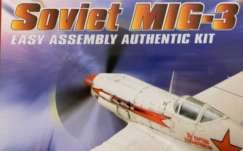NUOVO kit autentico 1:72 sovietico MiG-3 facile montaggio HobbyBoss 80229 - Foto 3 di 9