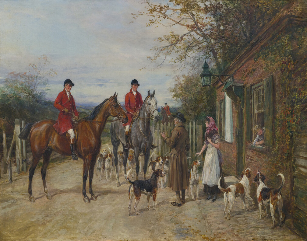 A MATCH／BY HEYWOOD HARDY. 額装76cm57cm 版画 Heywood Hardy The Morning Ride Canvas Print 16 x 20 | eBay