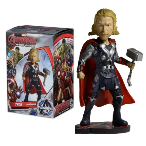 NECA MARVEL AVENGERS 2 THOR EXTREME XL 8" HAND PAINTED HEAD KNOCKER BOBBLE HEAD