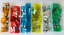 120 Assorted Car Truck Standard Fuses 5,7.5,10,15,20,25,30 AMP