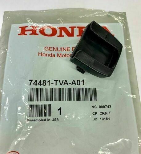 Genuine Honda Fuel Lid Clip | 74481-TVA-A01 | Black | Plastic | 1