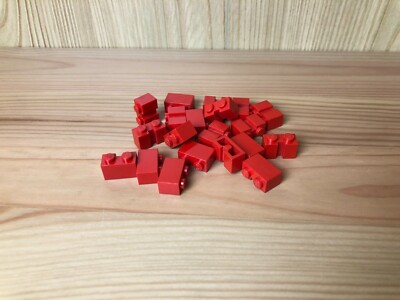 Lego 20x 4216  Brick Modified 1 x 2 with Groove Rot Red Bricks