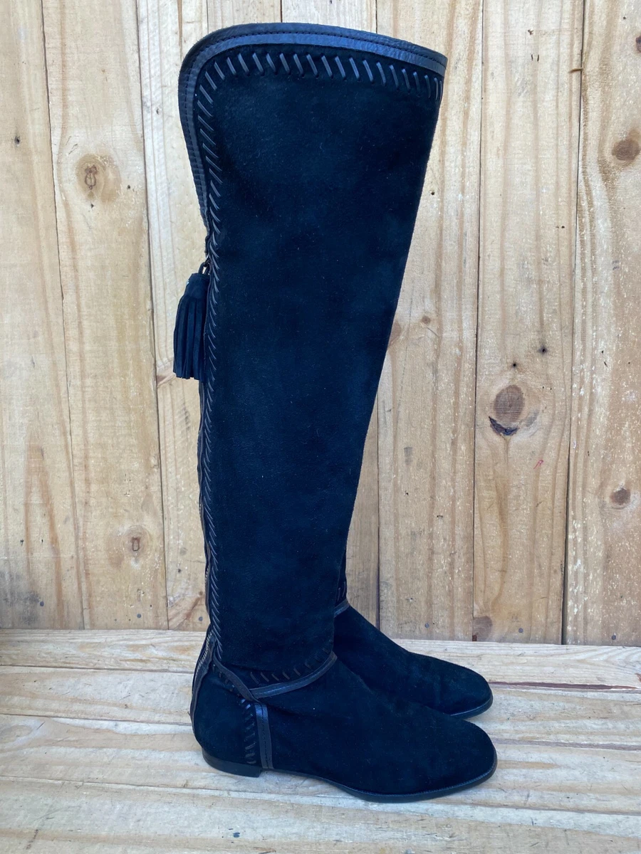 Jimmy choo over hotsell the knee suede boots