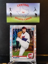 Shane McCarthy RC 2020 Bowman Chrome Prospects Refractor #BCP-179 - Indians