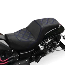 Driver & Passenger Seat Fit For Harley Dyna Super Glide Custom Street Bob 06-17