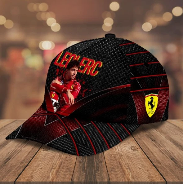 Scu*Deria Fe*Rrari X Charles Leclerc Classic Cap For Fans